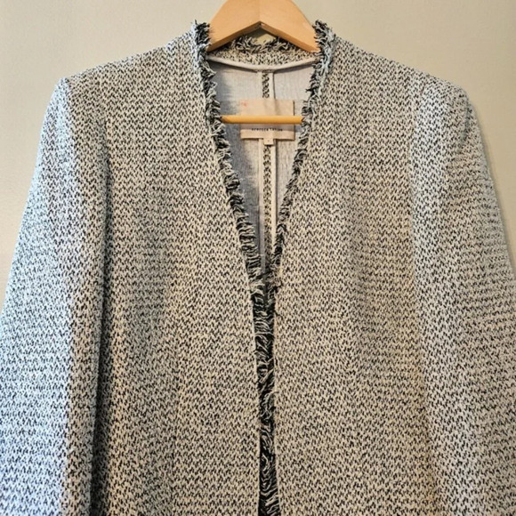 Rebecca Taylor Textured Tweed Women's Feminine Classic Blazer Jacket Size US 2. - Picture 4 of 15
